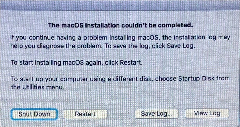 How to Fix MacOS Could not be Installed?